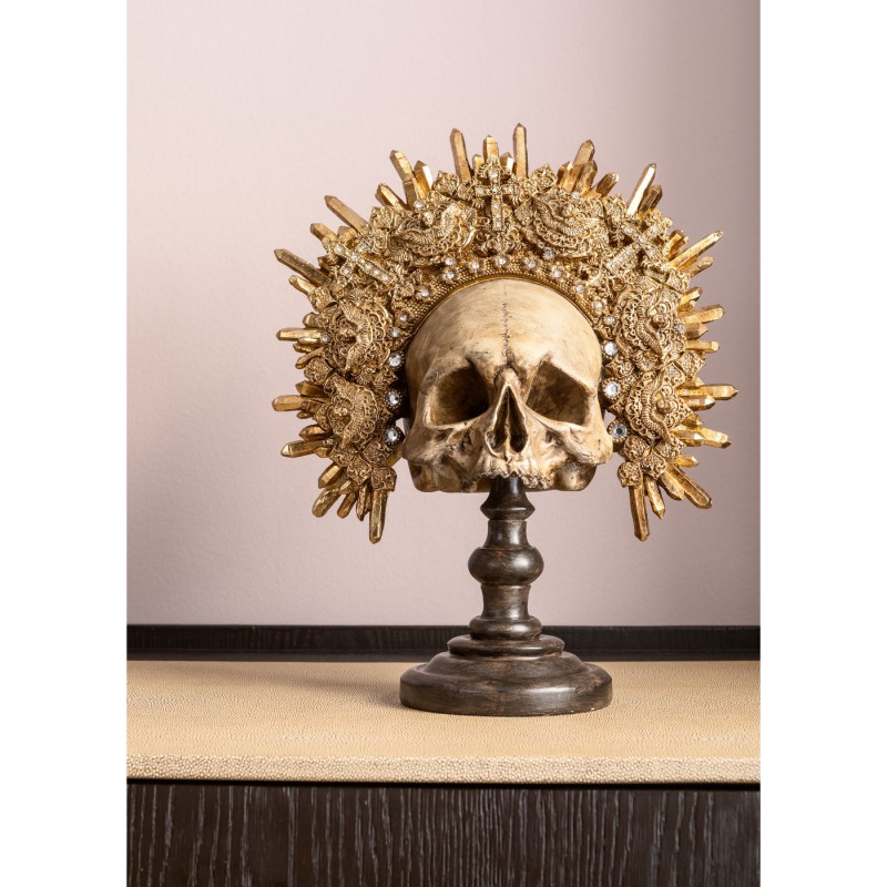 Objeto Decorativo King Skull