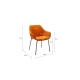 Cadeira de braços Avignon Laranja-80020 (9)