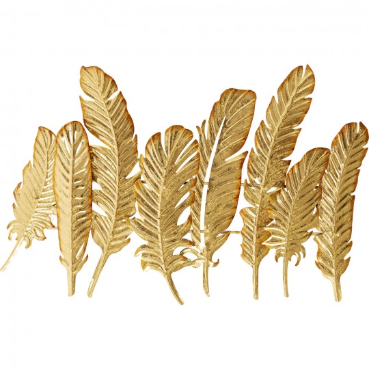 Cabide Leaf Dourado 86cm-85067 (5)