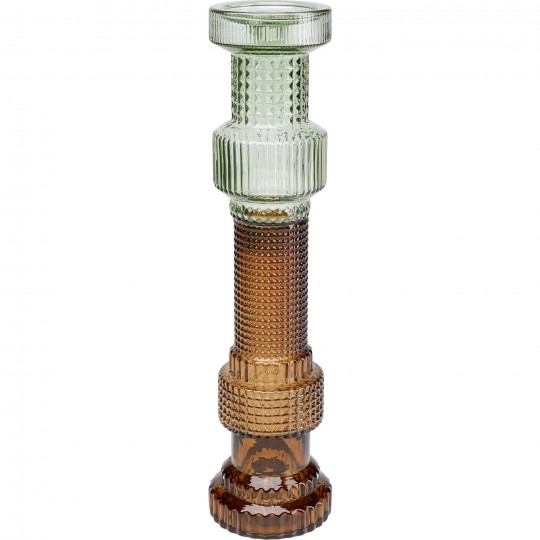 Candelabro Marvelous Duo Verde Castanho 49cm-52269 (6)