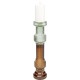 Candelabro Marvelous Duo Verde Castanho 49cm-52269 (4)