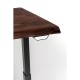 Secretária Smart Harmony nogueira preta 160x80cm 