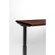 Secretária Smart Harmony nogueira preta 160x80cm 