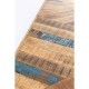 Mesa Abstract prateada 180x90 cm 