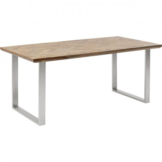 Mesa Parquet cromada 180x90cm
