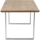Mesa Parquet cromada 180x90cm