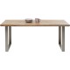 Mesa Parquet prateada 180x90 cm