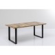 Mesa Abstract preta 180x90 cm 