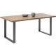 Mesa Parquet em aço 180x90 cm