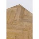 Mesa Parquet preta 180x90 cm 