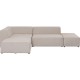 Sofá de canto Infinity otomana creme esquerdo-85493 (8)