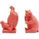 Serra-livros Hippo Pink (2 / conjunto)-52302 (10)
