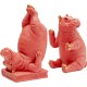 Serra-livros Hippo Pink (2 / conjunto)-52302 (11)
