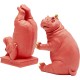 Serra-livros Hippo Pink (2 / conjunto)-52302 (12)