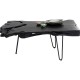 Table basse Aspen noir 100x40