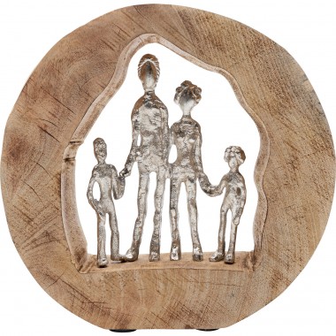 Peça Decorativa Family In Log-52278 (6)
