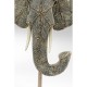 Objeto Decorativo Elephant Head Pearls 49cm