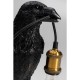 Lampe à poser Animal Crow noir mat