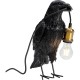 Lampe à poser Animal Crow noir mat