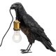 Lampe à poser Animal Crow noir mat