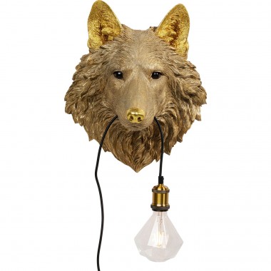Candeeiro de Parede Wolf Head