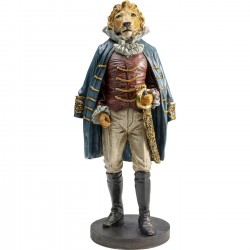 Peça Decorativa Sir Lion Standing
