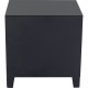 Petite commode Luxury Push 2 tiroirs gris