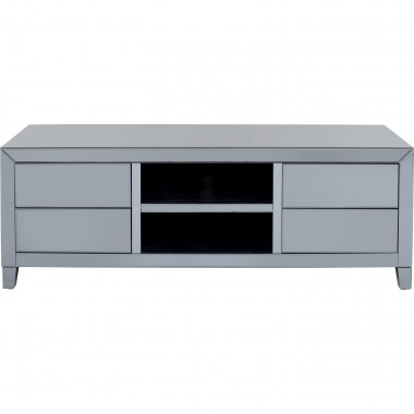 Mesa TV Luxury Push Cinzento 140x50cm
