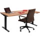 Bureau Office Harmony noir 200x100