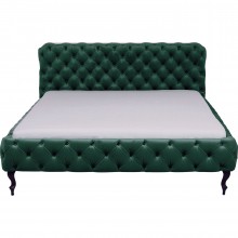 Cama Desire Veludo Verde 160x200cm