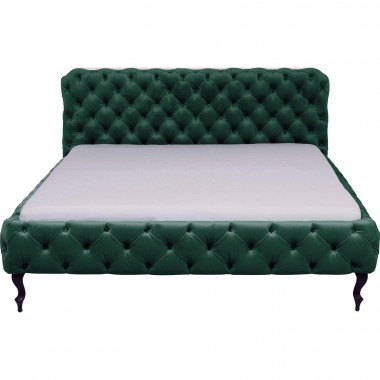 Cama Desire Veludo Verde 160x200cm