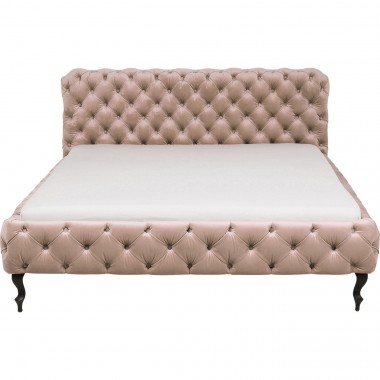 Cama Desire Velvet Ecru 160x200 cm