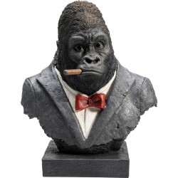 Peça decorativa Smoking Gorilla