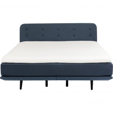 Cama Boxspring Luna Blue 180x200cm