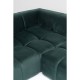 Sofá de canto Belami Velvet Dark Green esquerdo 265cm-85719 (3)