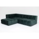 Sofá de canto Belami Velvet Dark Green esquerdo 265cm-85719 (5)