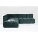 Sofá de canto Belami Velvet Dark Green esquerdo 265cm-85719 (6)