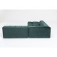 Sofá de canto Belami Velvet Dark Green esquerdo 265cm-85719 (9)