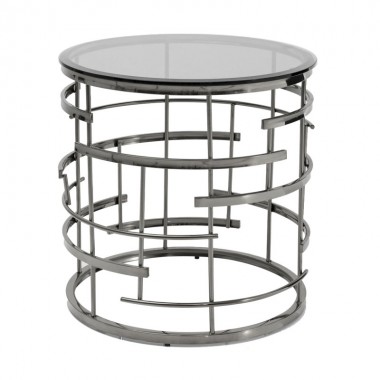 Mesa de apoio Jupiter Silver Ø55cm