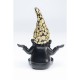 Peça decorativa Gnome Meditation Black Gold 19cm