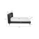 Cama Tivoli Ecru 160x200cm