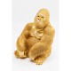 Peça Decorativa Monkey Gorilla Side Medium Gold