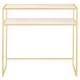 Console Loft doré 85x80cm