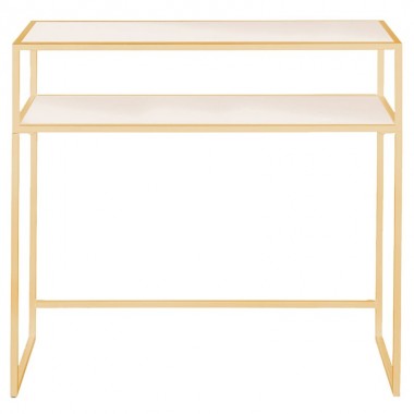 Console Loft doré 85x80cm