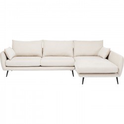 Sofá de canto Amalfi Direito Creme 275cm