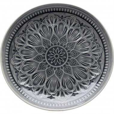 Prato Sicilia Mandala Cinzento Ø27cm