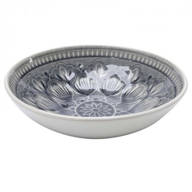 Taça Sicilia Mandala Cinzenta Ø18cm