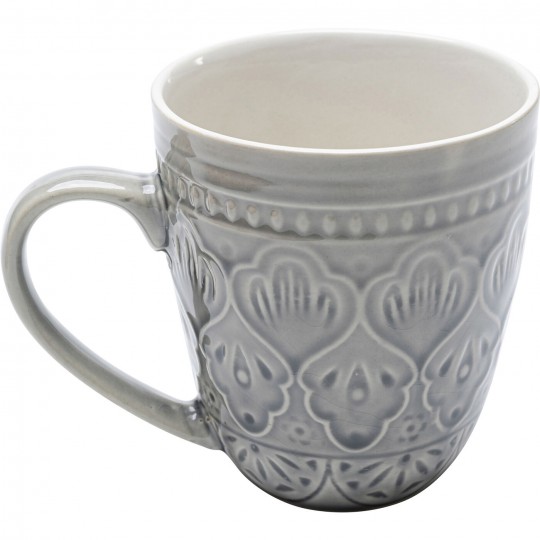 Caneca Sicilia Mandala Cinzenta