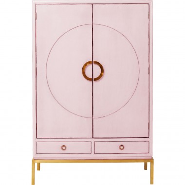 Armário Disk Rosa