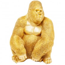 Peça Decorativa Monkey Gorilla Side XL Gold
